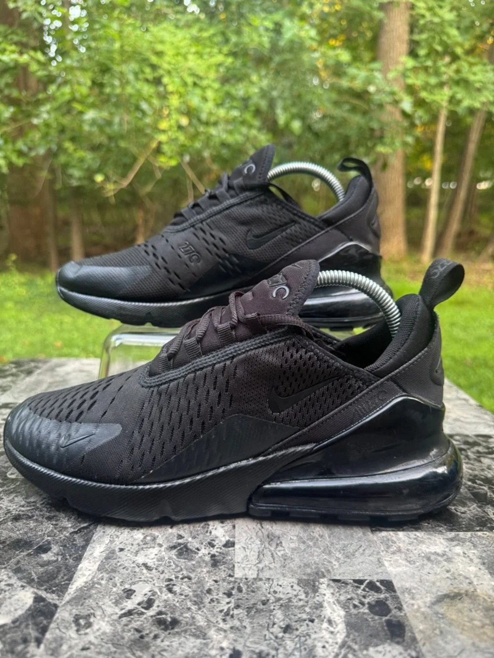 Nike Air Max 270 Triple Black AH8050-005 Men's Size 8